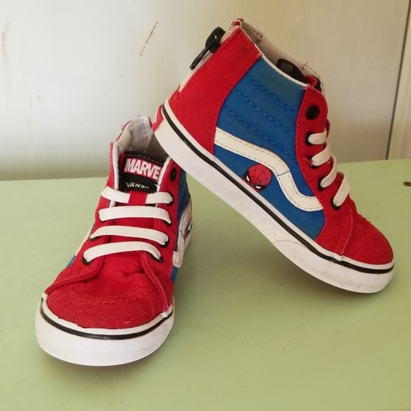vans toddler spiderman